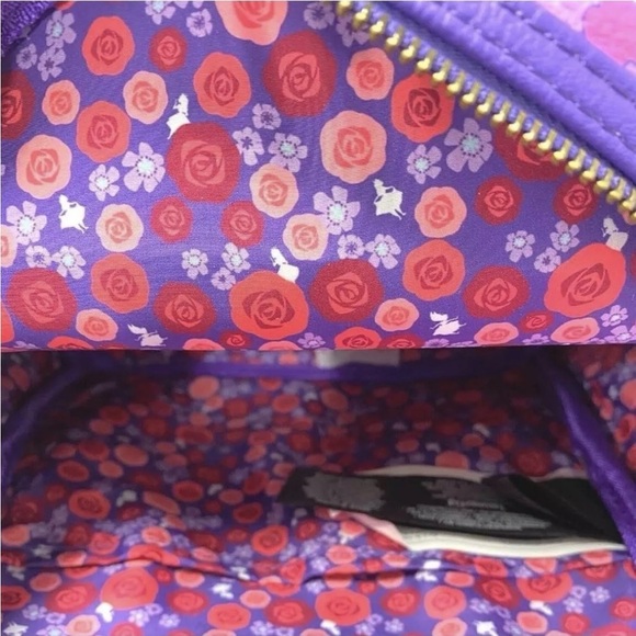 Loungefly LIMITED EDITION Alice in Wonderland TEA POTS Exclusive Mini Backpack - Picture 4 of 4